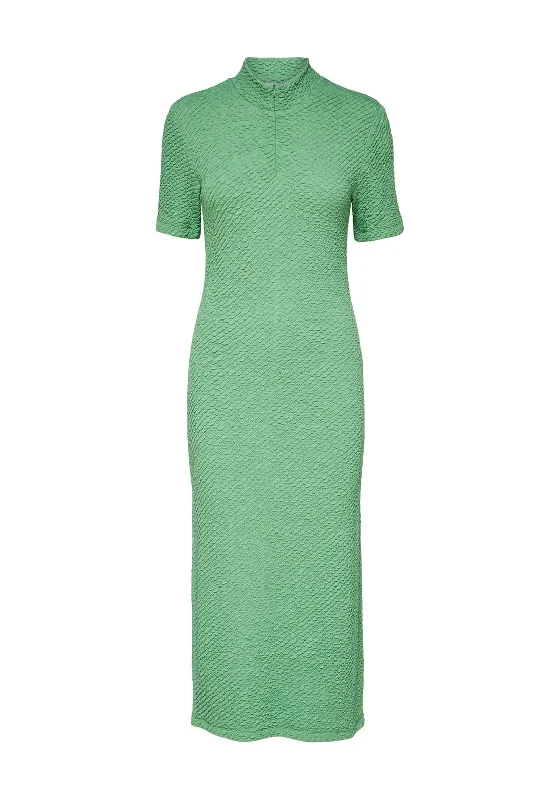 Selected Femme Pauline Textured Maxi Dress, Absinthe Green Chic Sleeveless Maxi Dress