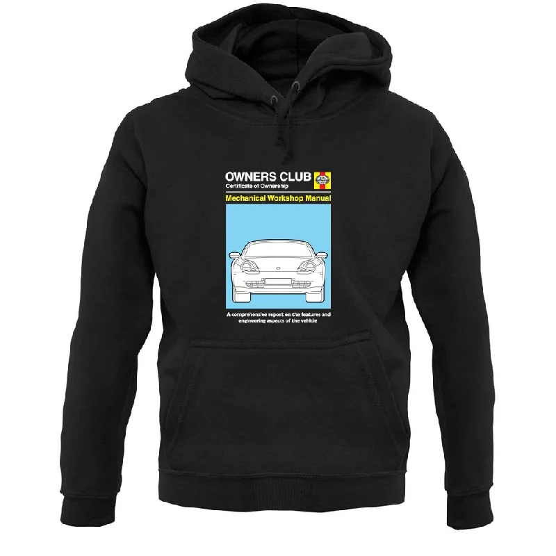 Car Owners Manual 986 Turbo Unisex Hoodie Cotton Hoodie Fleece Lining Warmth