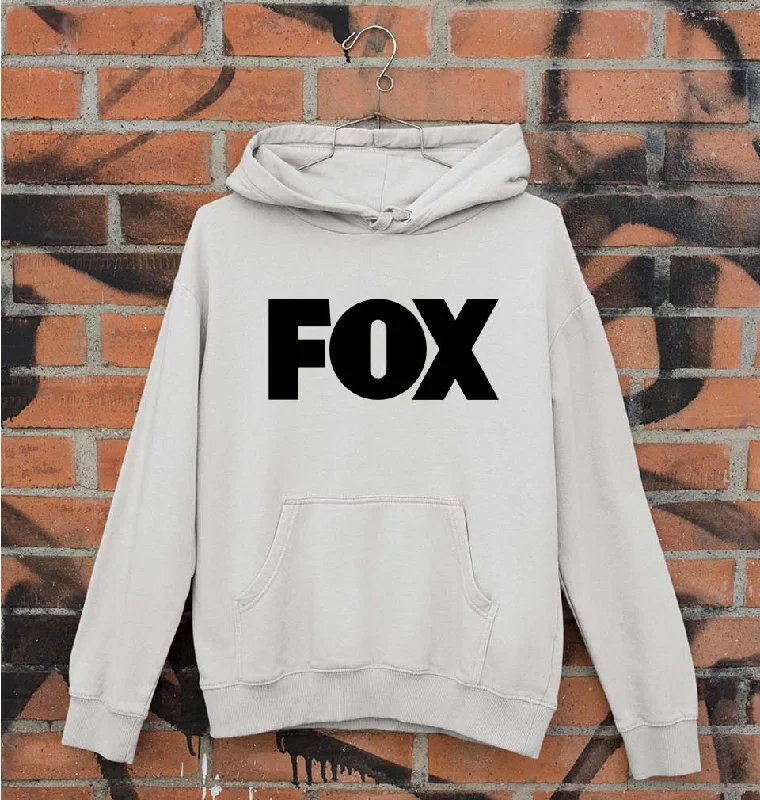 Fox Unisex Hoodie for Men/Women Hoodie with Button Placket Classic Preppy