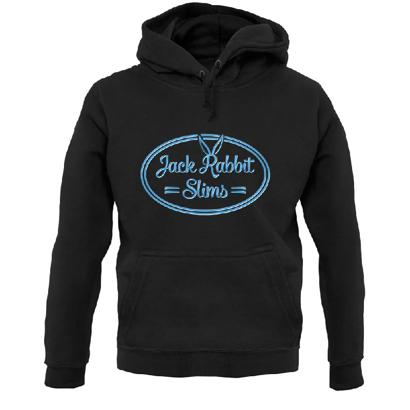 Jack Rabbit Slims Unisex Hoodie Hoodie with Metallic Shiny Futuristic