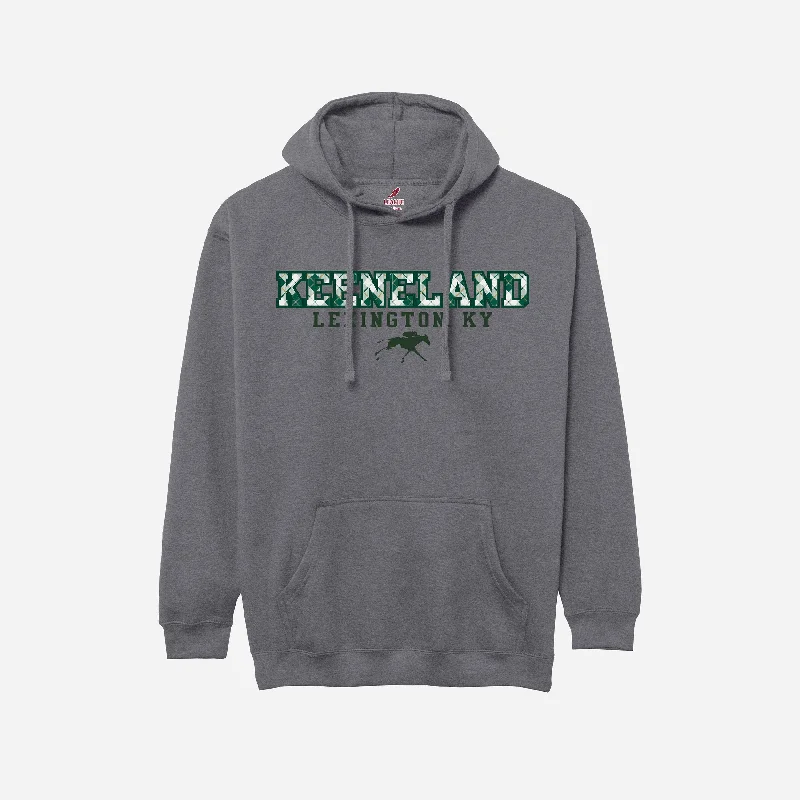 League Keeneland Argyle Hoodie Hoodie with Ribbed Neckline Snug Warm