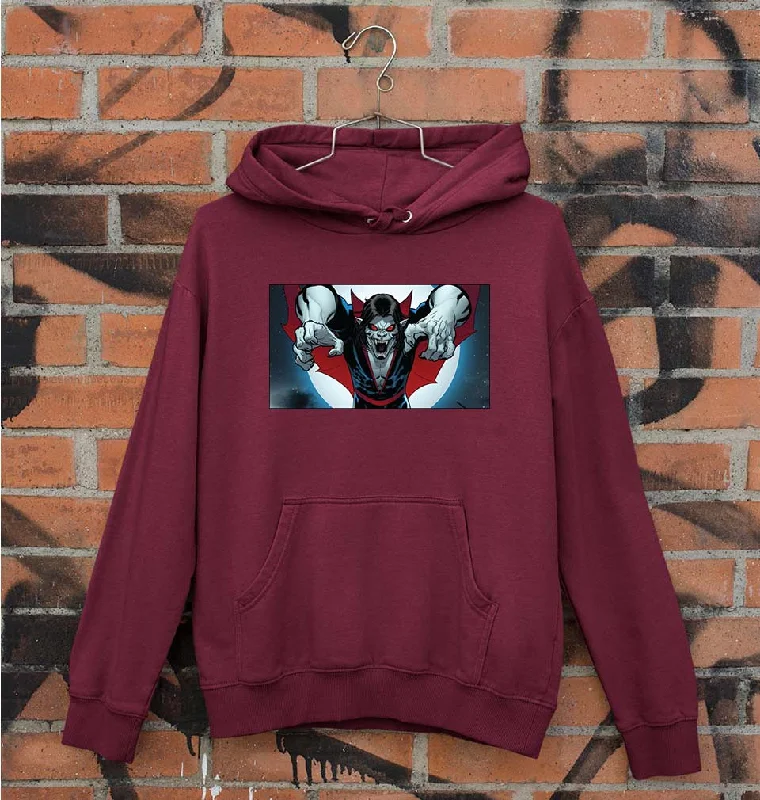 Morbius Unisex Hoodie for Men/Women Hoodie with High-Low Hem Asymmetrical Trendy