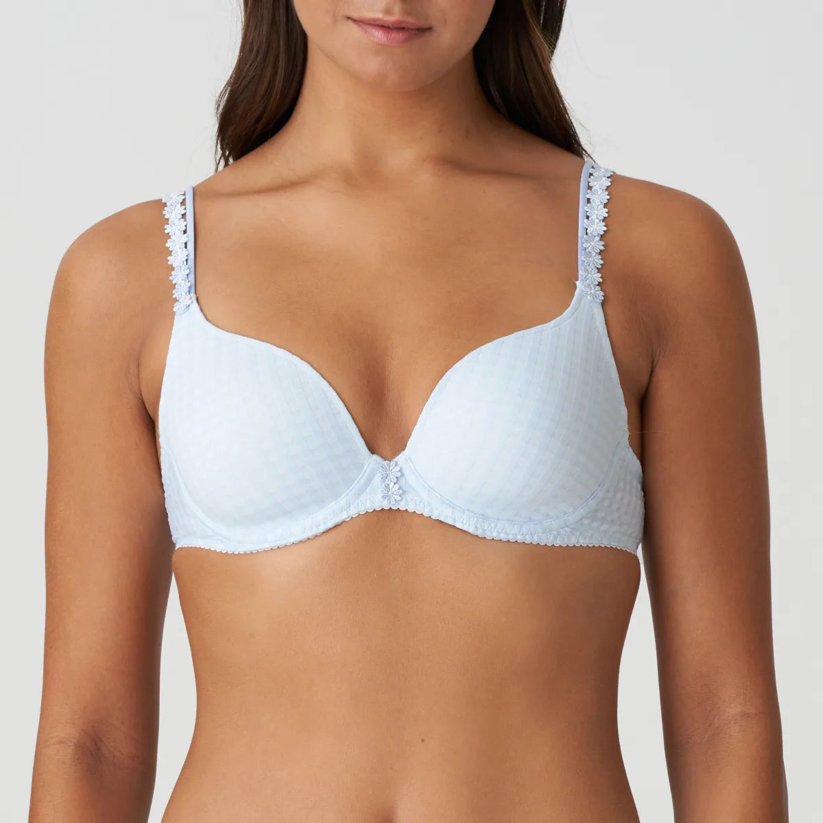 Avero Heartshape Bra In Tiny Vichy - Marie Jo Soft Mesh Bralette