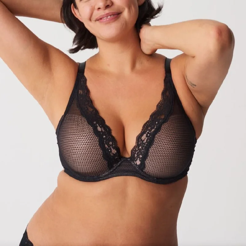 Brooklyn Plunge Bra In Black - Passionata Stylish Strapless Bra