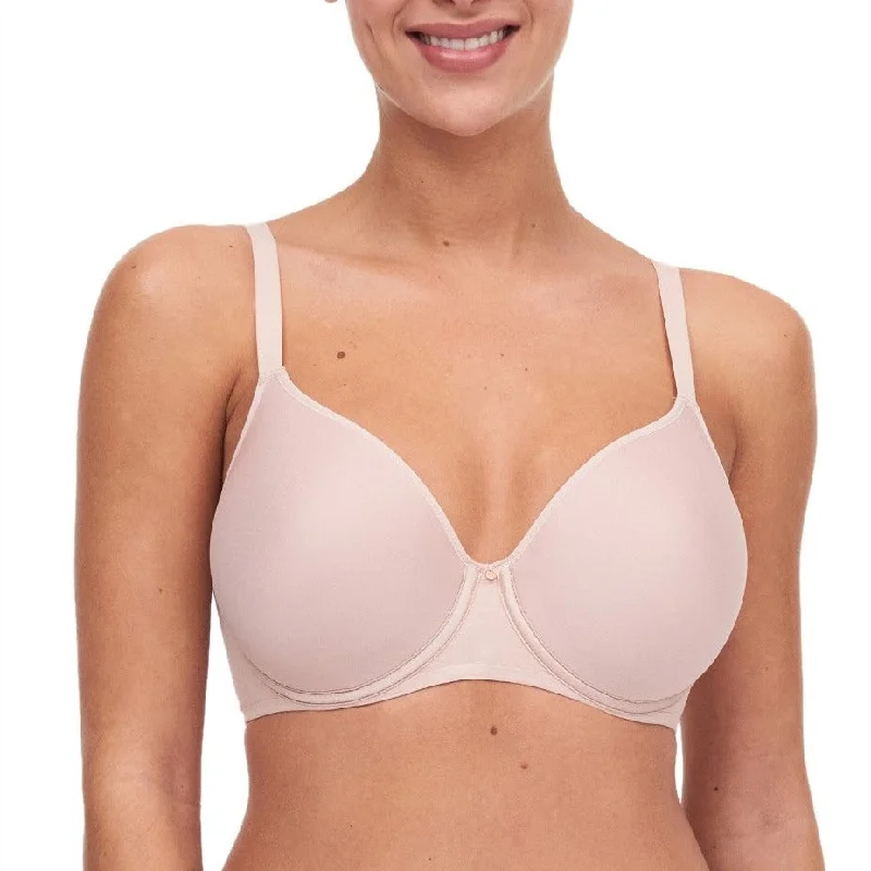 Comfort Chic Memory Foam Bra In Rose - Chantelle Active Support Bra