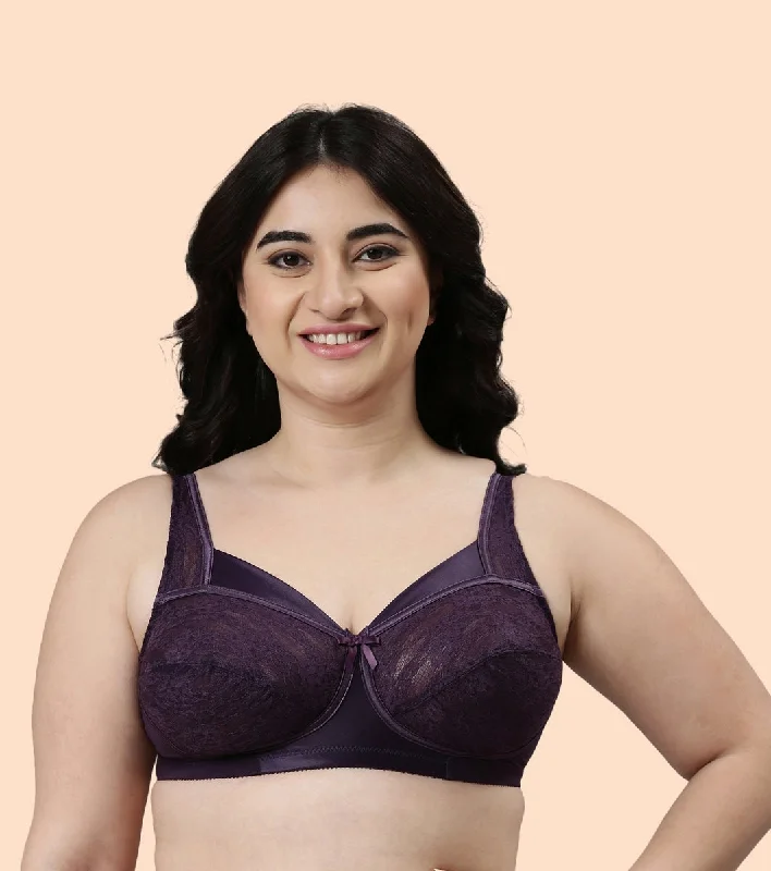 Full Support Classic Lace Lift Bra Lacy Underwire Bra