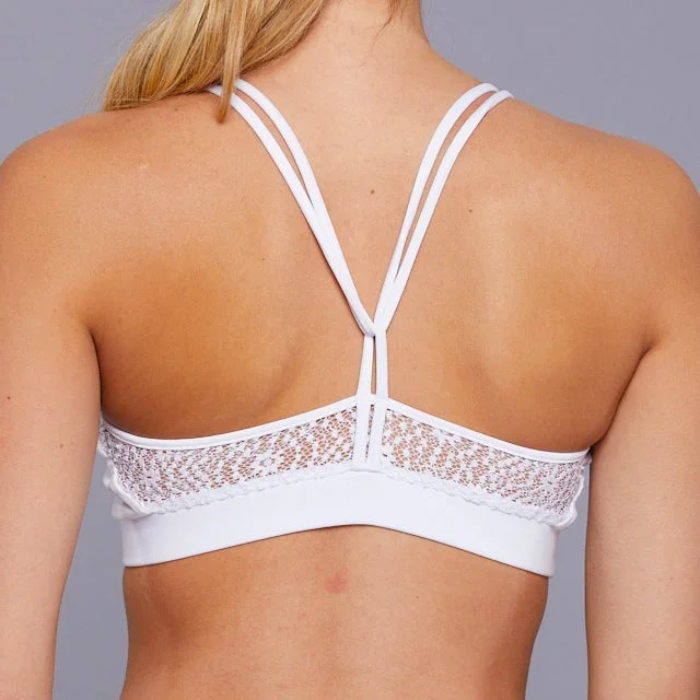 Classic Bra Top (white lace) Sexy Underwire Bra