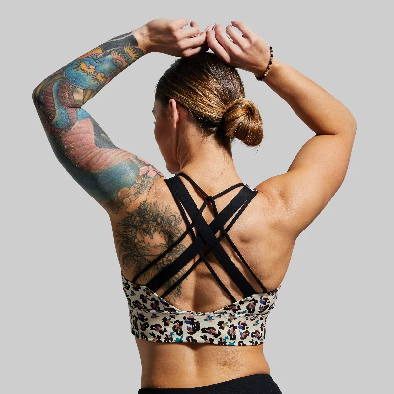 Ignite Sports Bra (Safari) Casual Bralette Set