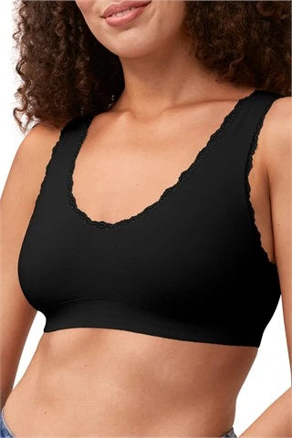 Kitty Seamless Cotton Bra - black #44880 Contour Bra Style