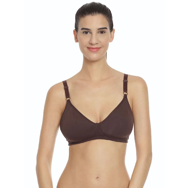 Medium Coverage Non Padded Non Wired Cotton Bra-CB-305 Light Padded Bra