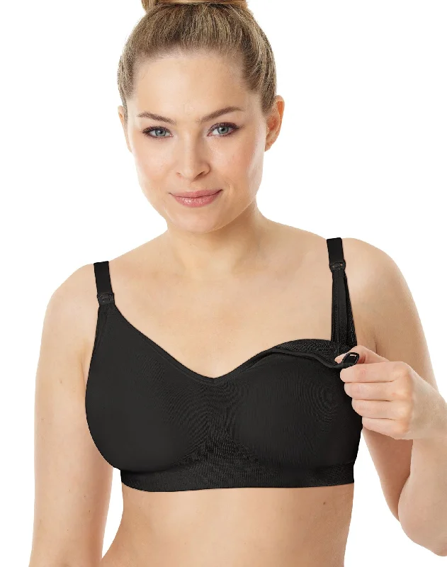 Playtex Secrets Seamless Wirefree Nursing Bra with X-Temp Cooling Soft Lace Bralette