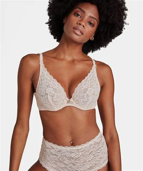 Rosessence Triangle Armatures Bra In Nude - Aubade Seamless Fit Bra