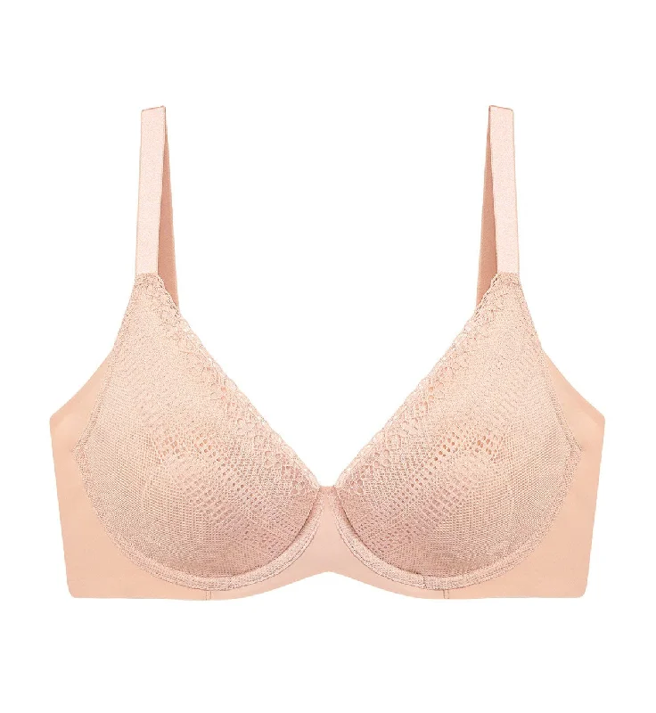 SECRET CONTOUR WIRED BALCONY BRA Sexy Mesh Bra