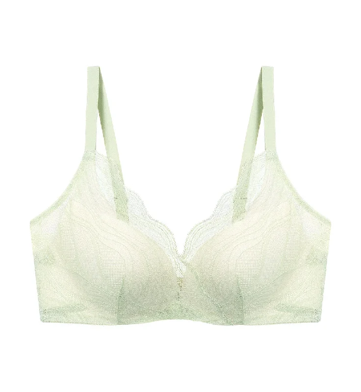 STYLE AIRY WIRED PUSH UP DEEP V BRA Stretchy Wireless Bra