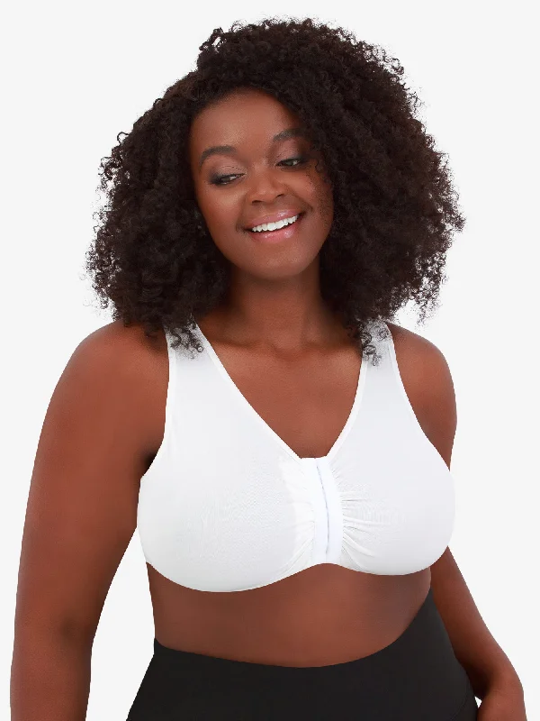 The Laurel - Seamless Comfort Front-Closure Bra Chic Lace Bra