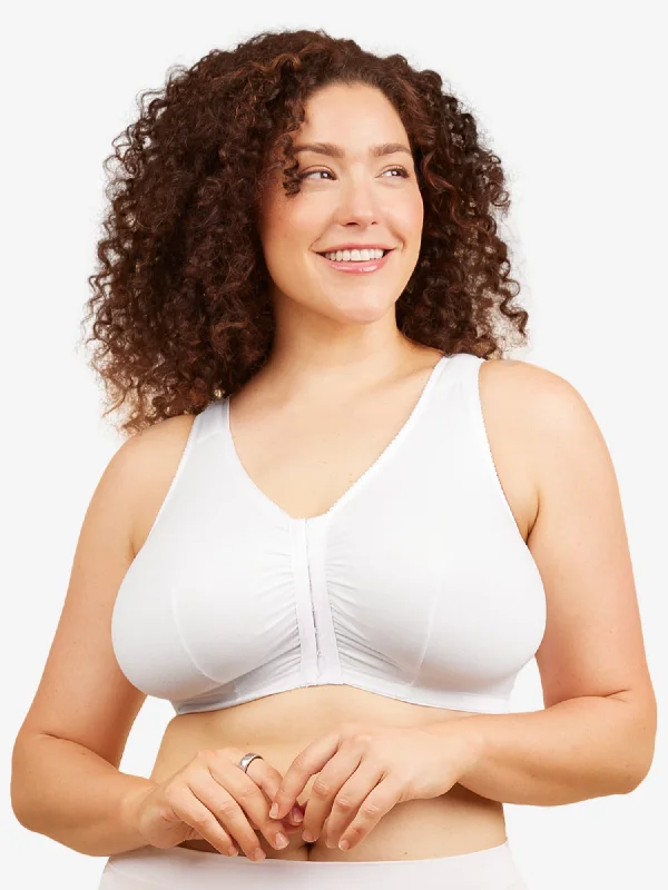 The Meryl - Cotton Front-Closure Comfort & Sleep Bra Comfortable Lace Bra