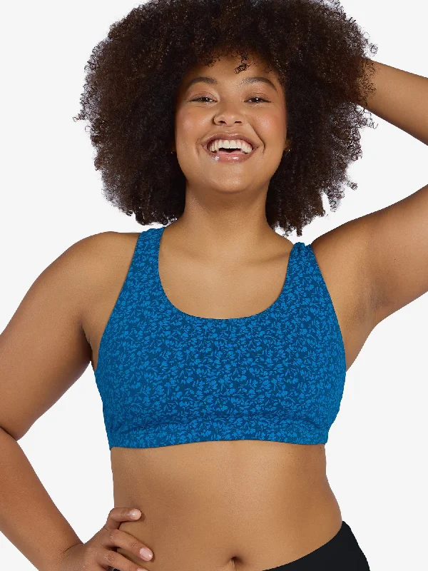 The Serena - Cotton Wirefree Sports Bra Stretchy Full Coverage