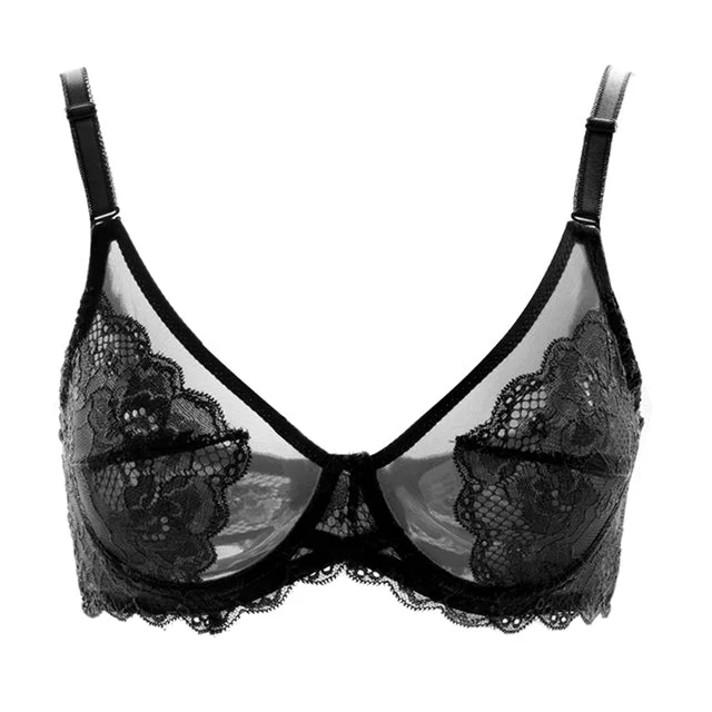 Sexy Plus Size Bra Top Underwear Push Up Strapless Lace Comfortable Lace Bra