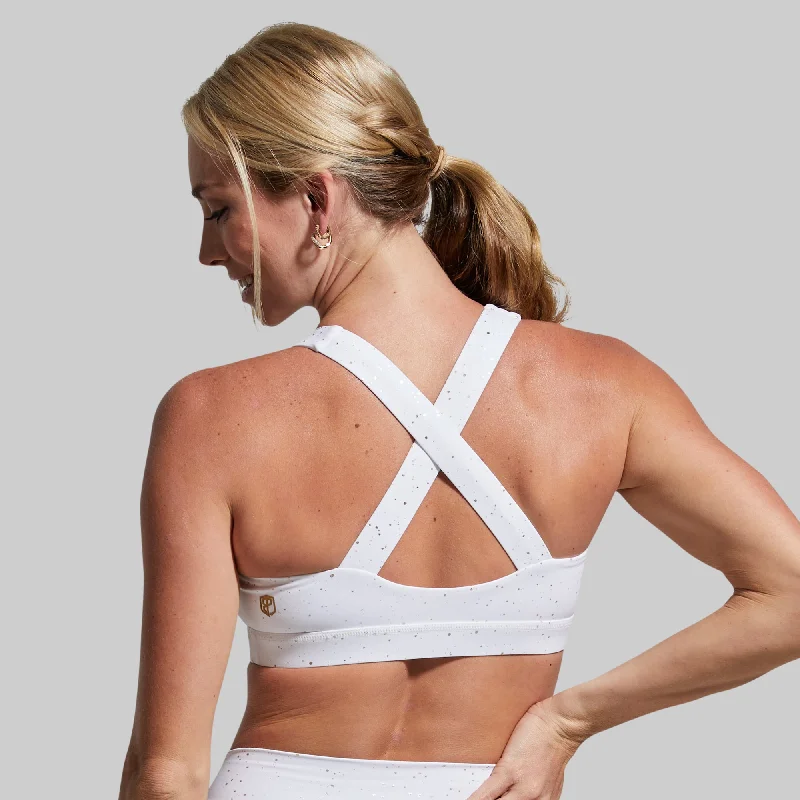 Your Essential Sports Bra (White Gold) Lightly Padded Bra