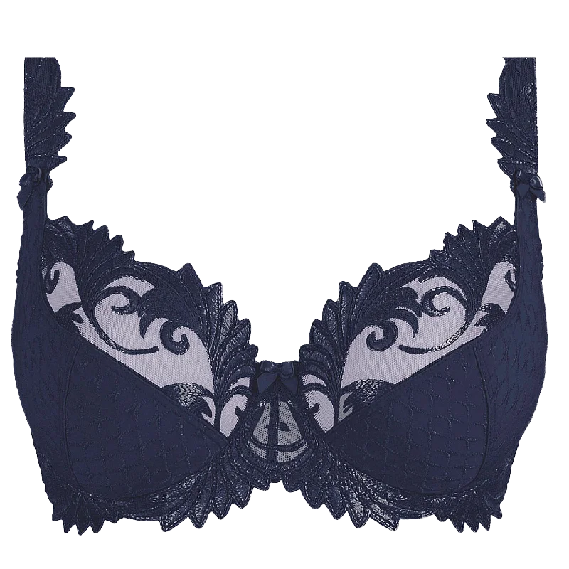 Thalia Micro Low Neck Bra Sexy Mesh Bralette