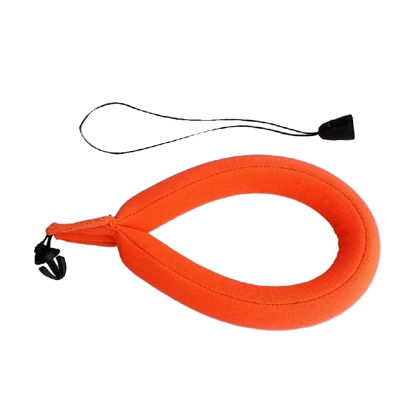 Maxbell 2 Pieces Waterproof Floating Wrist Strap Swim Bracelet for Camera Orange Sleek Racerback Swimsuit