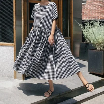 Casual Short Sleeves Ruffled Plaid Plus Sizes Midi Dresses Elegant Satin Button Midi Dress Casual Short Sleeves Ruffled Plaid Plus Sizes Midi Dresses Elegant Satin Button Midi Dress