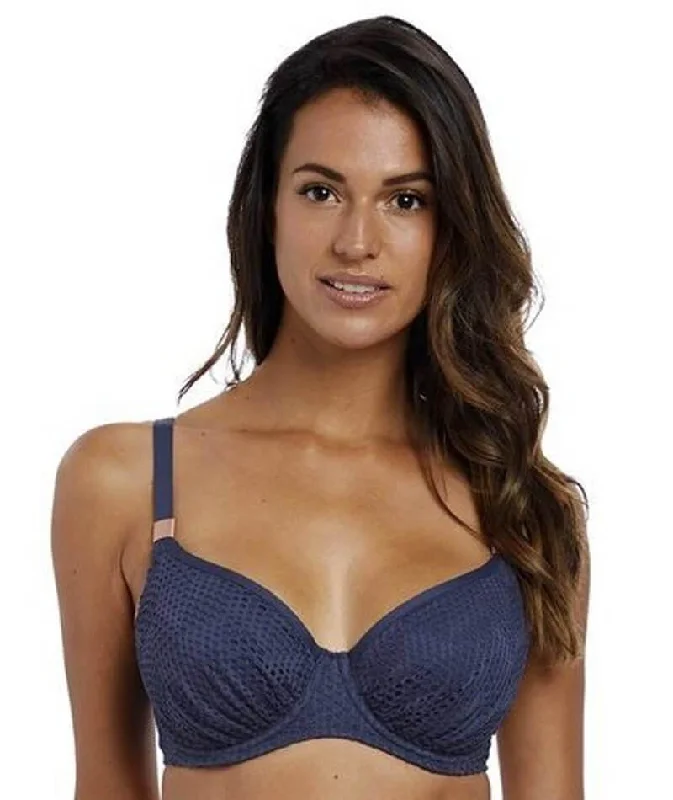 Fantasie Swim Marseille Underwire Gathered Full Cup Bikini Top - Twilight Classic Swimsuit Design