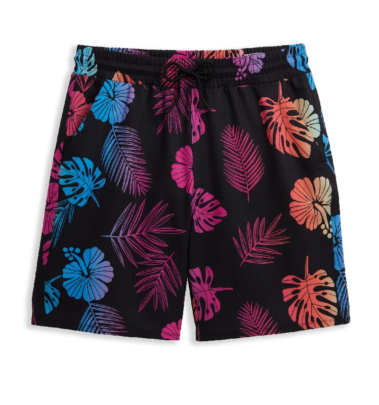 Swim 9" Lined Board Short - Tropadelic Mesh Panel Swimwear