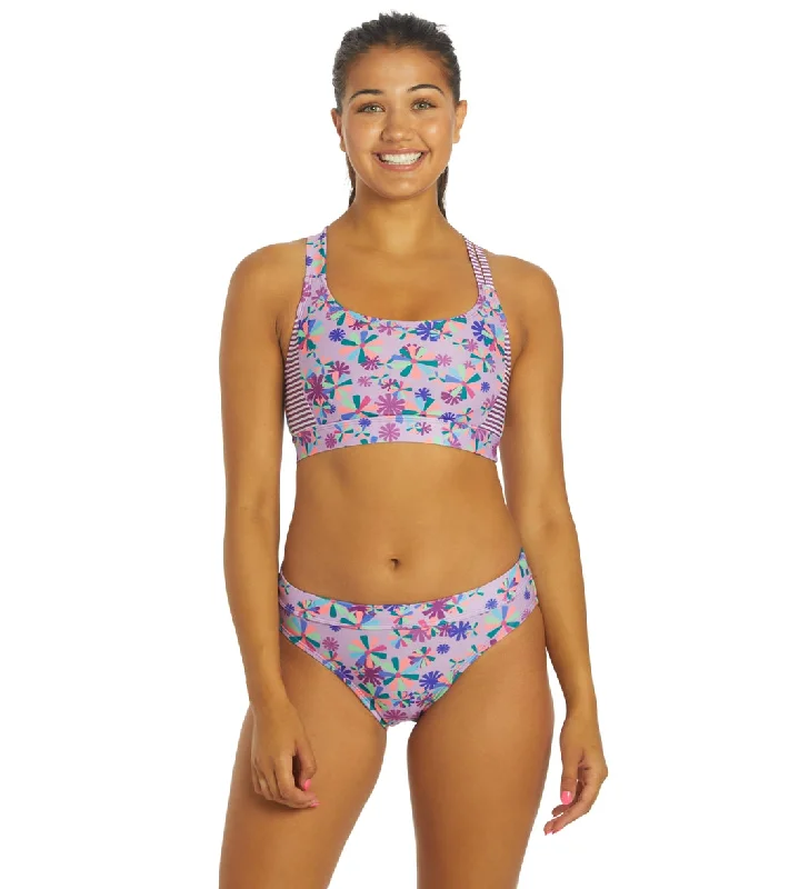 Dolfin Uglies Women's Asymmetrical Two Piece Work Out Swimsuit Pinwheel Fun Pattern Swimsuit Dolfin Uglies Women's Asymmetrical Two Piece Work Out Swimsuit Pinwheel Fun Pattern Swimsuit