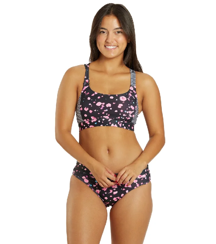 Dolfin Uglies Women's Asymmetrical Two Piece Work Out Swimsuit Pop Rocks Reversible Bikini Set Dolfin Uglies Women's Asymmetrical Two Piece Work Out Swimsuit Pop Rocks Reversible Bikini Set