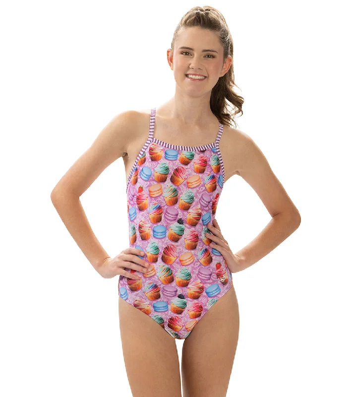 Dolfin Uglies Women's V-2 Back One Piece Swimsuit Bon Appetit Vibrant Bikini Bottoms Dolfin Uglies Women's V-2 Back One Piece Swimsuit Bon Appetit Vibrant Bikini Bottoms