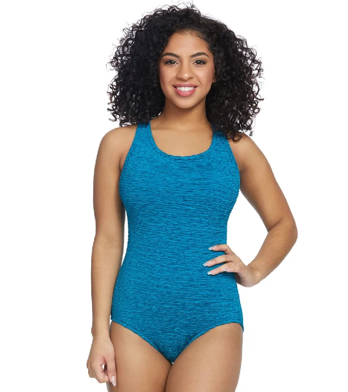 Penbrooke Krinkle Chlorine Resistant Cross Back One Piece Swimsuit (D-Cup) Cosmo Halter Neck Swimsuit Penbrooke Krinkle Chlorine Resistant Cross Back One Piece Swimsuit (D-Cup) Cosmo Halter Neck Swimsuit