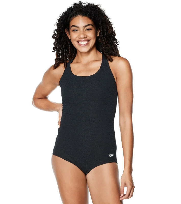 Speedo Women's Pebble Textured X-Back One Piece Swimsuit Speedo Black Playful Pattern Swimsuit Speedo Women's Pebble Textured X-Back One Piece Swimsuit Speedo Black Playful Pattern Swimsuit