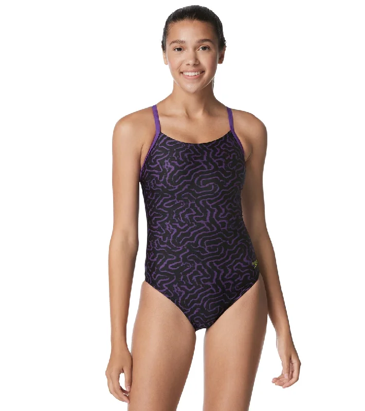 Speedo Women's Race Maze Flyback One Piece Swimsuit Speedo Purple Elegant Swimsuit Bottoms Speedo Women's Race Maze Flyback One Piece Swimsuit Speedo Purple Elegant Swimsuit Bottoms