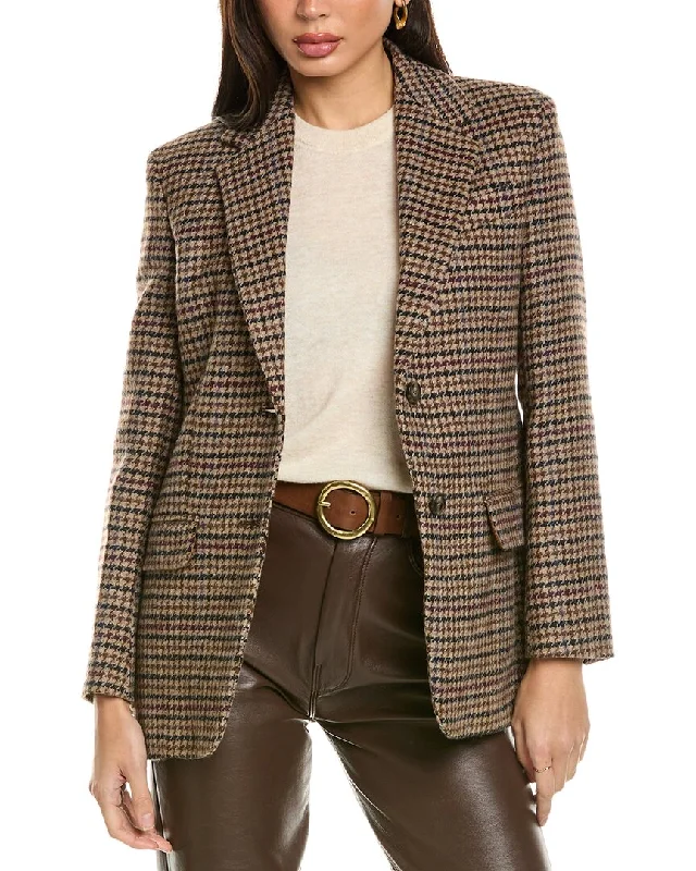 Weekend Max Mara Maltese Wool-Blend Jacket Striped Jacket Polka Dot Jacket Floral Jacket