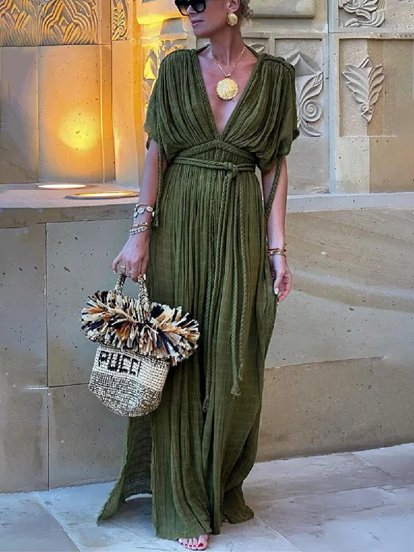 Draped Braids Kimono Cover Graceful Up Slit Maxi Dress Cozy Cold-Shoulder Maxi Dress Draped Braids Kimono Cover Graceful Up Slit Maxi Dress Cozy Cold-Shoulder Maxi Dress