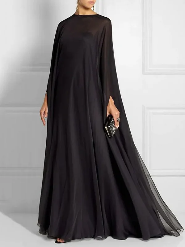 Simple Two Pieces Inner Slip Classic Dress+See Through Outer Cape Maxi Dress Fashionable Layered Maxi Dress Simple Two Pieces Inner Slip Classic Dress+See Through Outer Cape Maxi Dress Fashionable Layered Maxi Dress