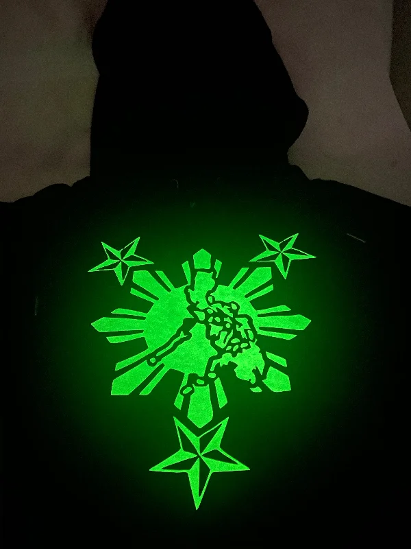 3 Stars and Sun Glow Hoodies Glow in the Dark Hoodie with Magnetic Closure Innovative Modern 3 Stars and Sun Glow Hoodies Glow in the Dark Hoodie with Magnetic Closure Innovative Modern