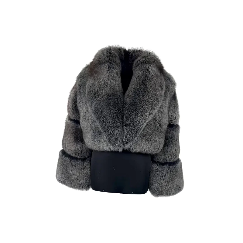 Women's Cropped BLACK BRISSA Fur Jacket Style # 6001 Denim Jacket Leather Jacket Suede Jacket Women's Cropped BLACK BRISSA Fur Jacket Style # 6001 Denim Jacket Leather Jacket Suede Jacket