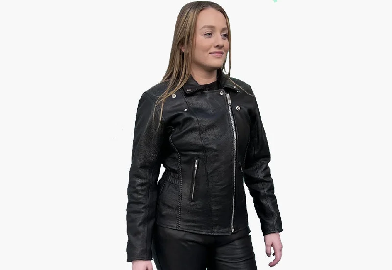 BGA Braided Brando Women Biker Leather Jacket Wool Fabric Cashmere Fabric Tweed Fabric BGA Braided Brando Women Biker Leather Jacket Wool Fabric Cashmere Fabric Tweed Fabric
