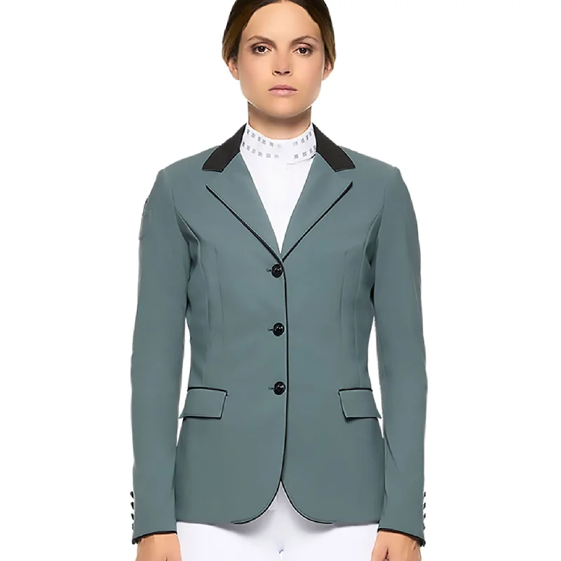 Cavalleria Toscana GP Show Jacket - Petroleum Hooded Jacket Caped Jacket Shawl Collar Jacket Cavalleria Toscana GP Show Jacket - Petroleum Hooded Jacket Caped Jacket Shawl Collar Jacket