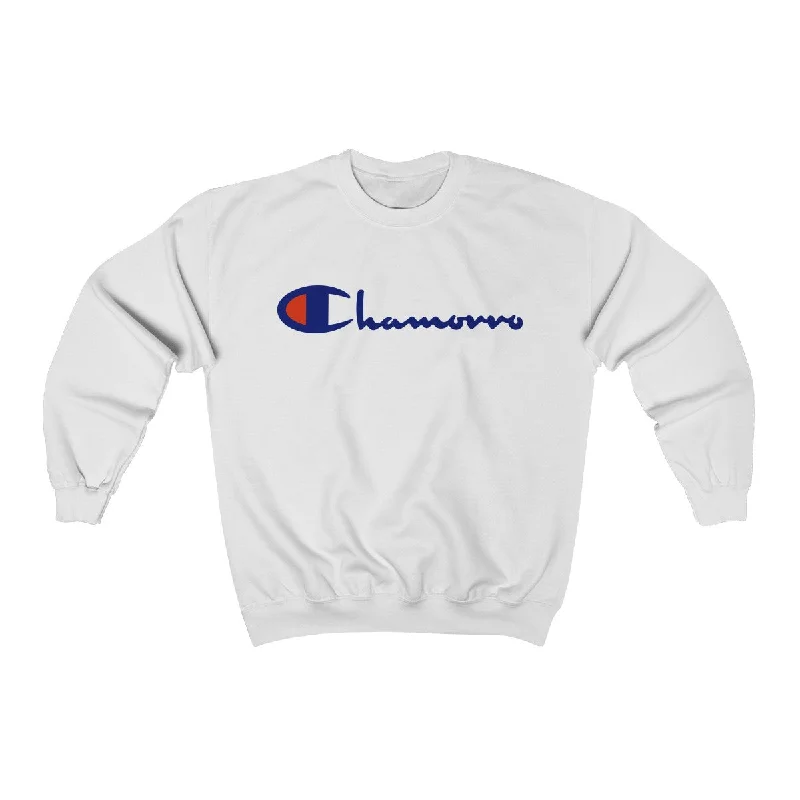 Chamorro Unisex Heavy Blend™ Crewneck Sweatshirt Hoodie with Ribbed Cuffs Snug Fit Comfort Chamorro Unisex Heavy Blend™ Crewneck Sweatshirt Hoodie with Ribbed Cuffs Snug Fit Comfort