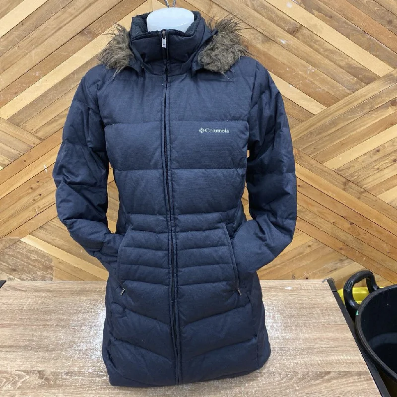 Columbia - Women's Long Down Jacket - MSRP $350: Grey-women-LG Chenille Fabric Brocade Fabric Lace Fabric Columbia - Women's Long Down Jacket - MSRP $350: Grey-women-LG Chenille Fabric Brocade Fabric Lace Fabric