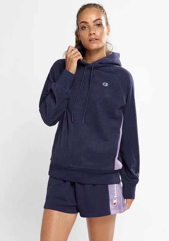 Champion Womens Rochester Polar Hoodie <br> CTMMN PUR Hoodie with V-Neck Classic Versatile Champion Womens Rochester Polar Hoodie <br> CTMMN PUR Hoodie with V-Neck Classic Versatile