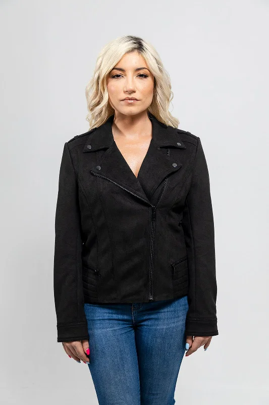 First Manufacturing Molly - Women's Leather Jacket Welt Pockets Slit Pockets Flap Pockets First Manufacturing Molly - Women's Leather Jacket Welt Pockets Slit Pockets Flap Pockets