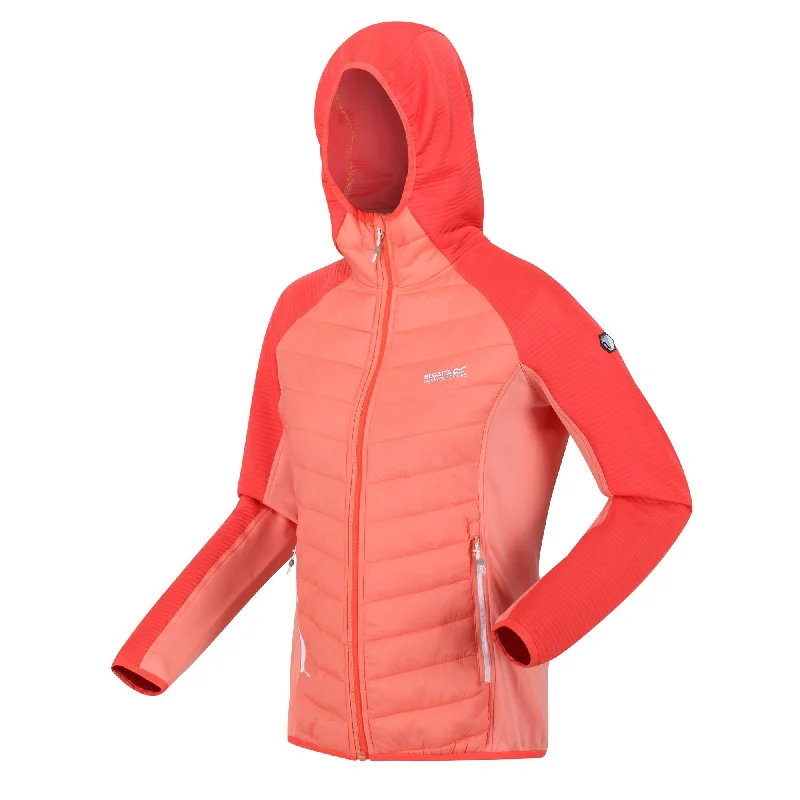 Regatta Ladies Andreson VI Hybrid Jacket -CORAL Front Pockets Side Pockets Patch Pockets Regatta Ladies Andreson VI Hybrid Jacket -CORAL Front Pockets Side Pockets Patch Pockets