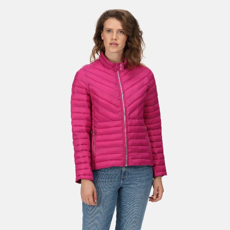 Regatta Ladies Kamilla Jacket -FUCHSIA V-Neck Jacket Boat Neck Jacket Square Neck Jacket