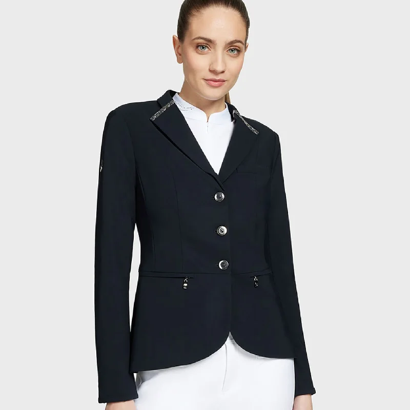 Samshield Victorine Premium Show Jacket - Black Notch Collar Jacket Peter Pan Collar Jacket Cowl Neck Jacket Samshield Victorine Premium Show Jacket - Black Notch Collar Jacket Peter Pan Collar Jacket Cowl Neck Jacket