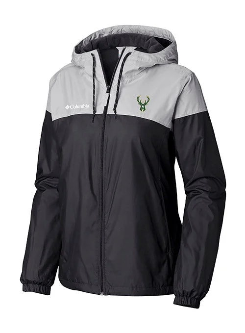 Women's Columbia Flash Forward Milwaukee Bucks Full Zip Windbreaker Jacket Faux Fur Fabric Real Fur Fabric Shearling Fabric Women's Columbia Flash Forward Milwaukee Bucks Full Zip Windbreaker Jacket Faux Fur Fabric Real Fur Fabric Shearling Fabric