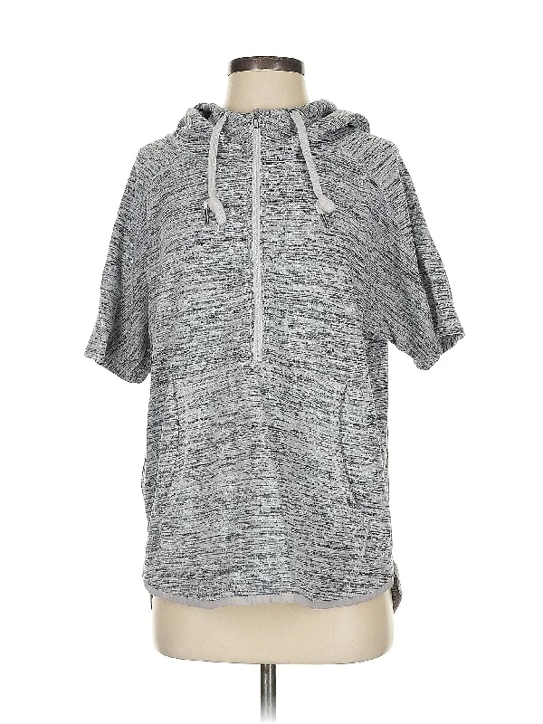 Zip Up Hoodie Hoodie with Raglan Sleeves Sporty Comfortable
